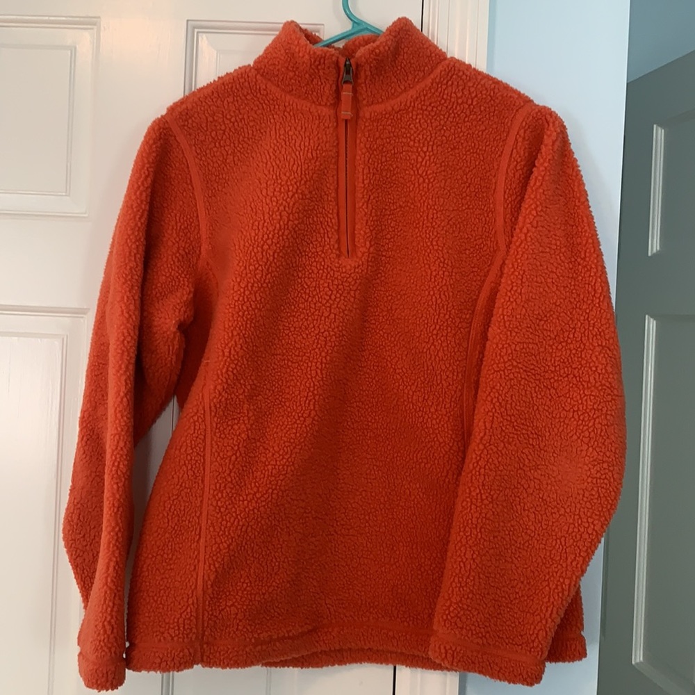 Lands’ End. Sherpa fleece.